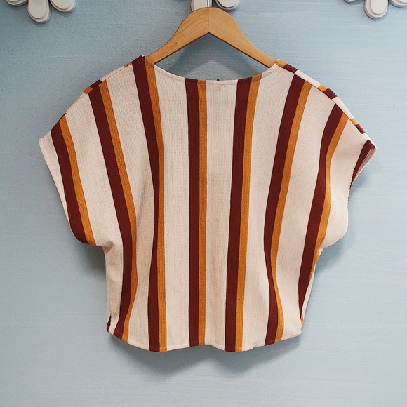 ZARA SEMI CROPPED BLOUSE - Picture 3 of 7